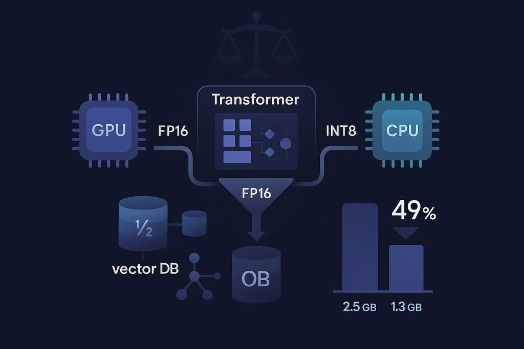 FP16·INT8 적용 기반 모델 경량화 전략