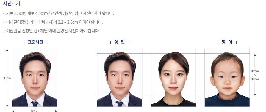 외교부 사진 규격