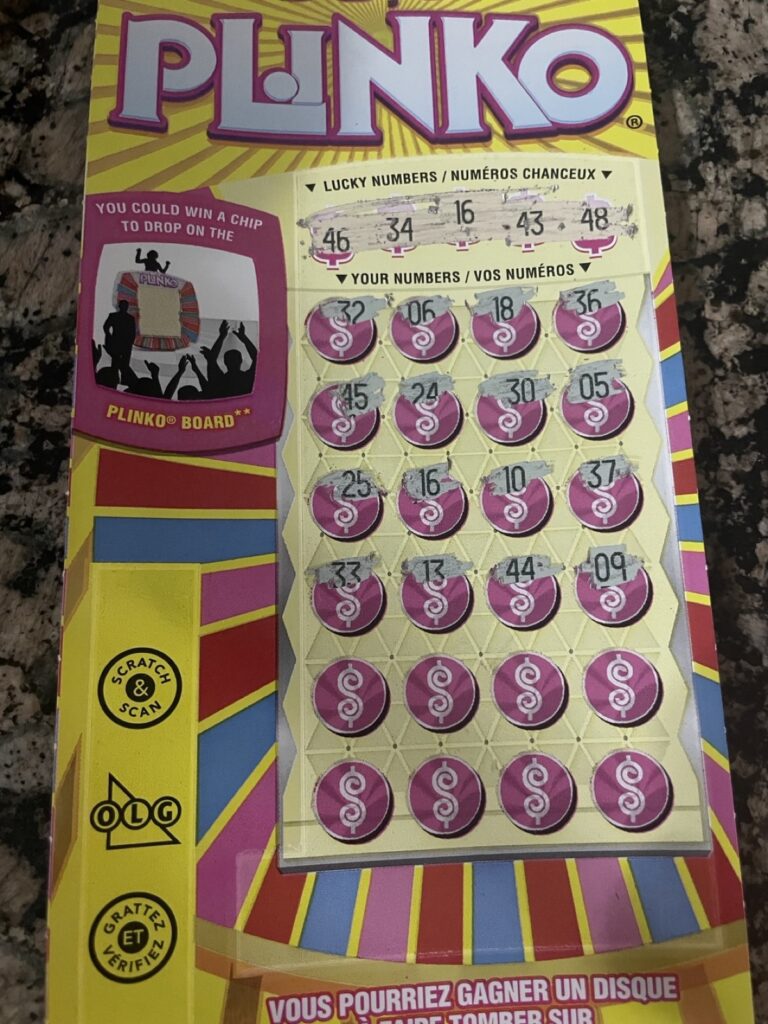 승률 80%의 PLINKO 복권